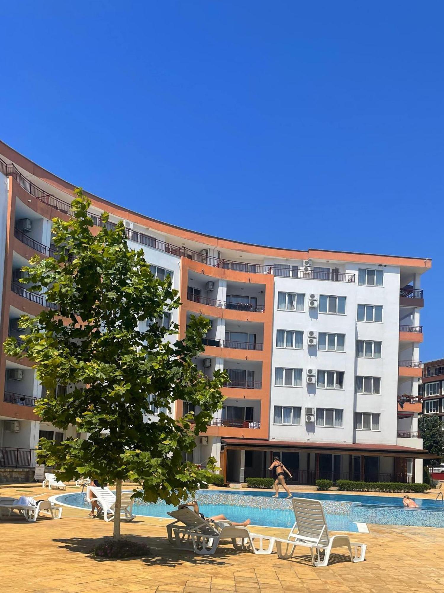 Riviera Fort Beach Apartments By Kalina Resort, Ravda Kültér fotó